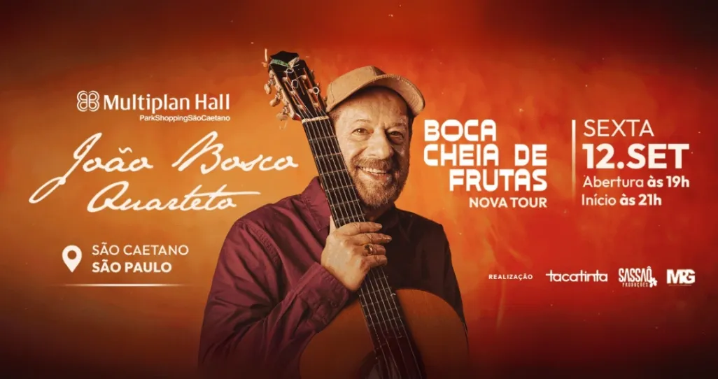 Banner do evento João Bosco 