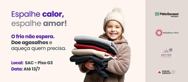 Campanha do Agasalho Pátio Savassi