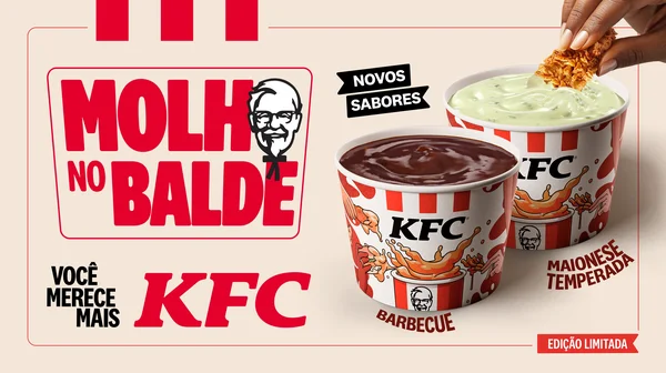 Novos molhos KFC