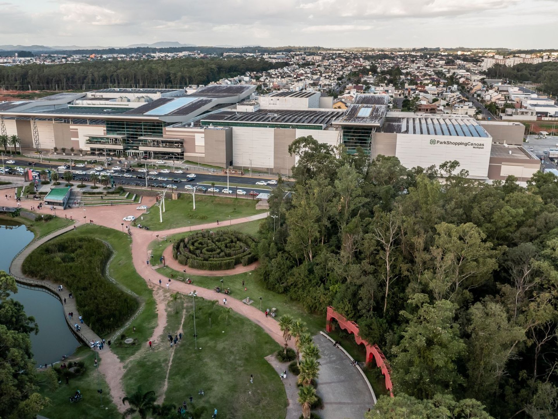 ParkShopping Canoas conectado ao Parque Getúlio Vargas