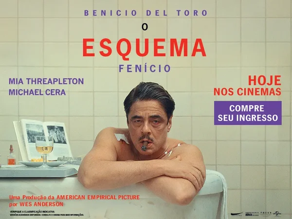 'O Esquema Fenício', novo filme de Wes Anderson, estreia no Park