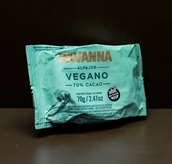 Alfajor 70%, Cacau Vegano