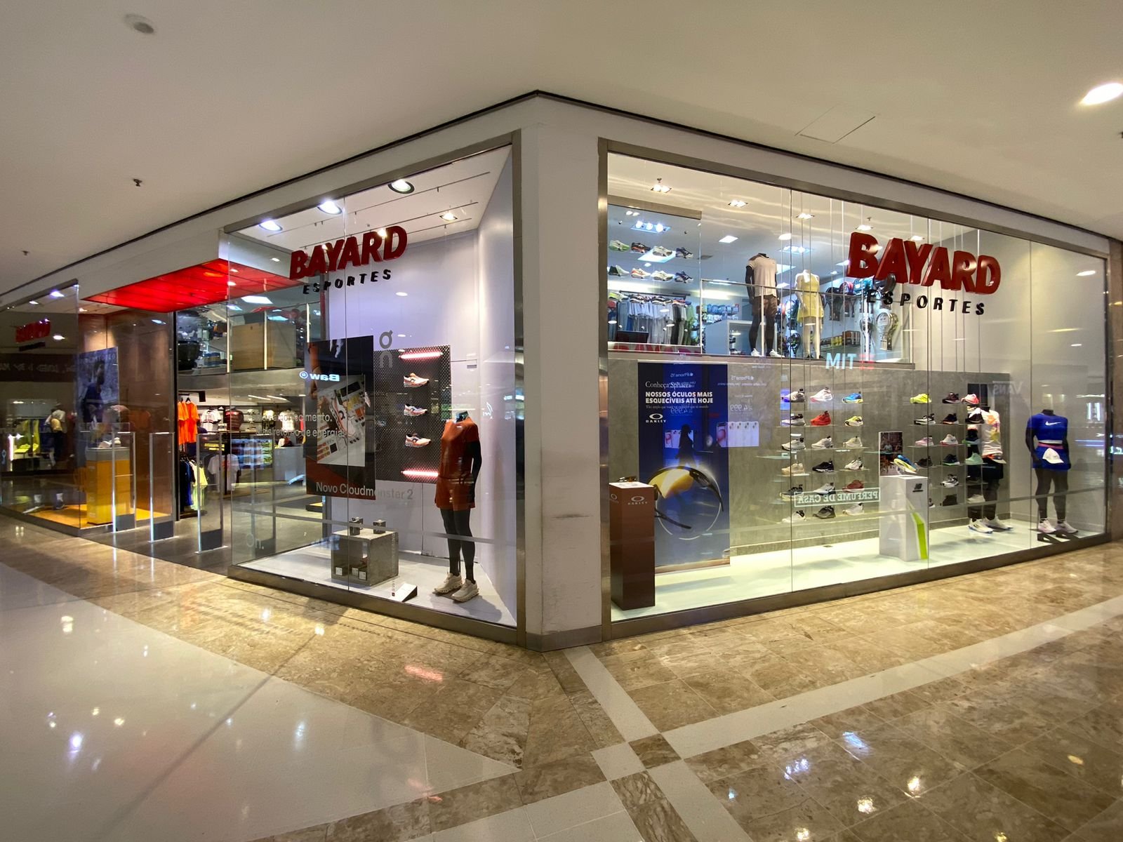 Conheça as Lojas do BAYARD ESPORTES