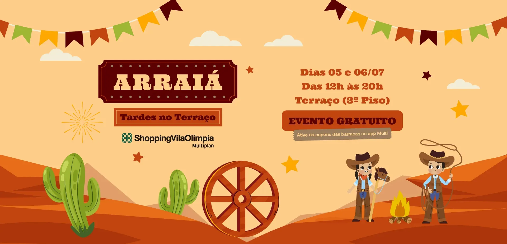 Tardes no Terraço - Arraiá 2025