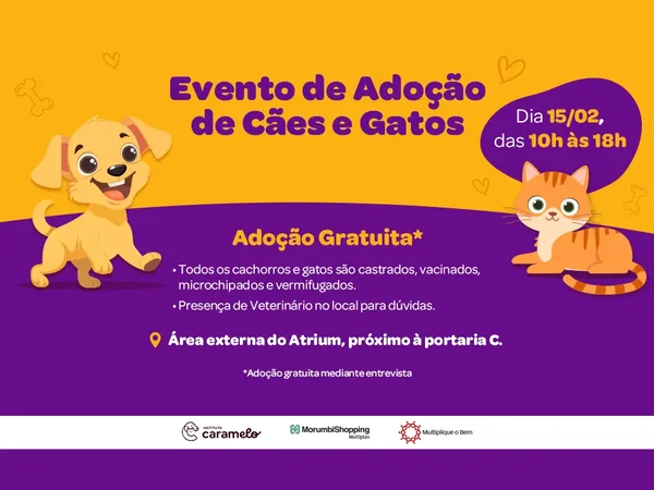 Evento de Adoção de Cães e Gatos