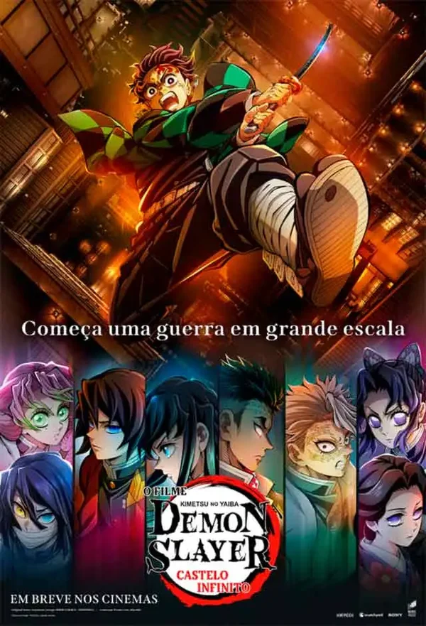 Poster do filme Demon Slayer: Kimetsu No Yaiba - Castelo Infinito