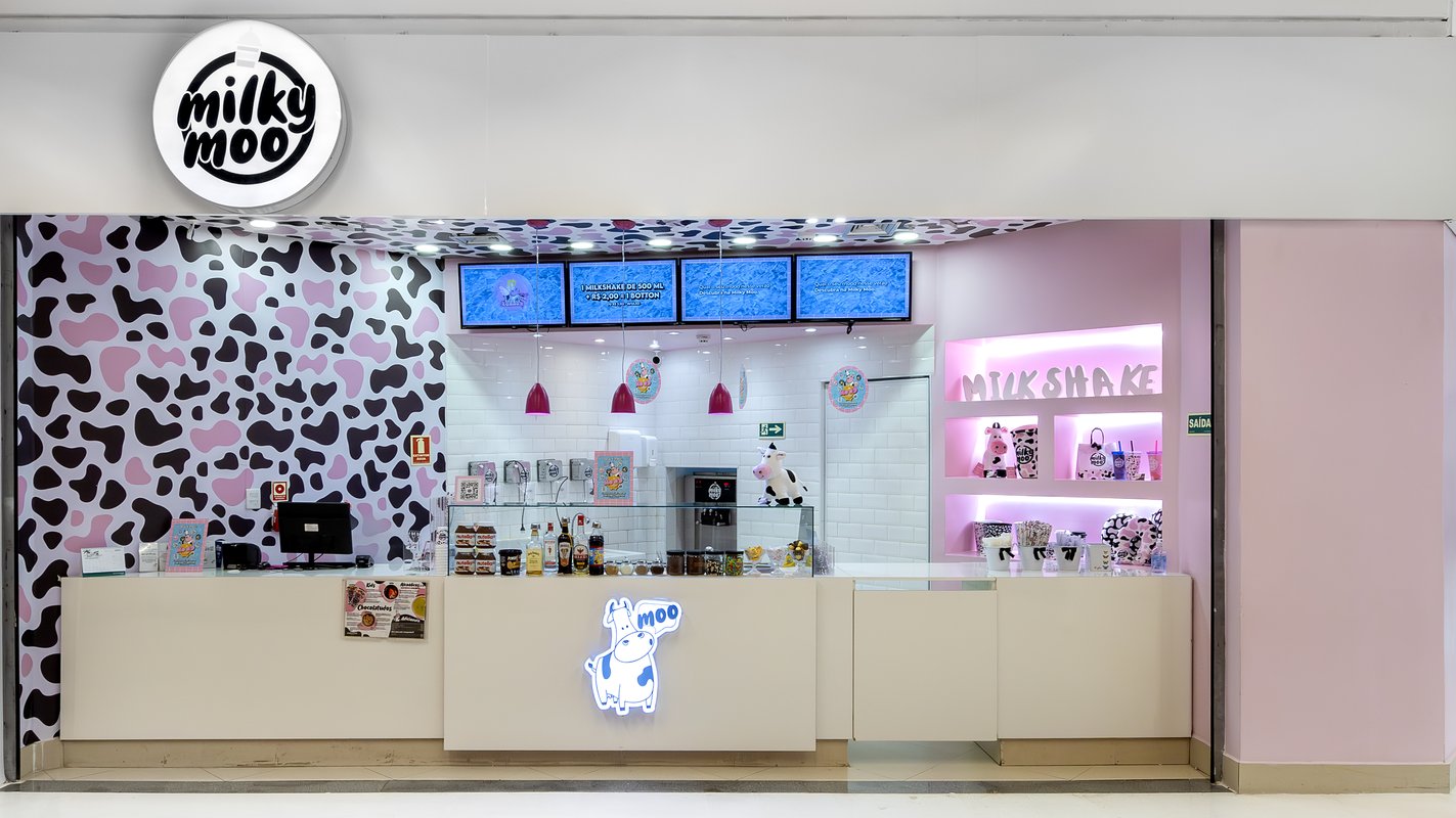 10 melhores franquias de chocolate para investir no Brasil. Milky Moo