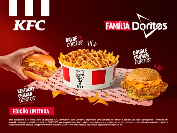 KFC e DORITOS: Crocância em Dose Dupla