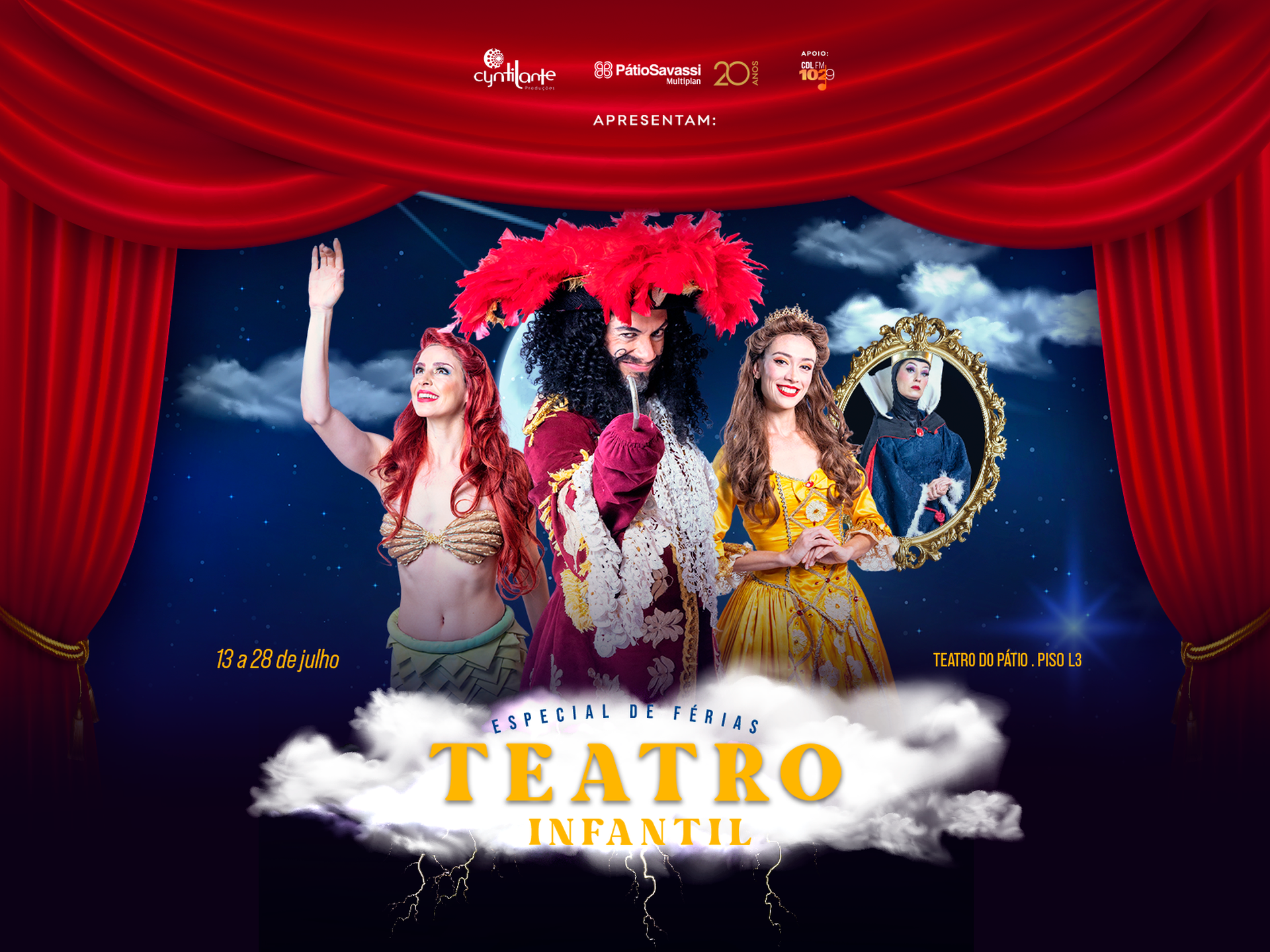 Banner do evento Festival de Teatro Infantil